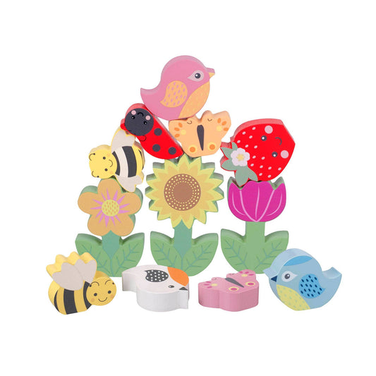 Orange Tree Toys - Stacking Wooden Spring Garden - Grace and Fox