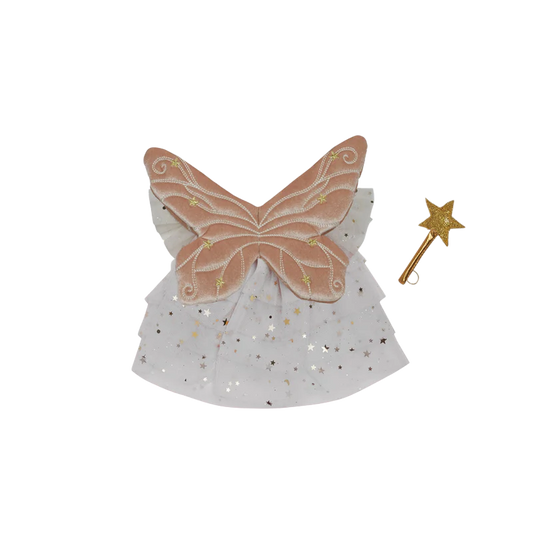 Olli Ella Dinkum Dolls Fairy Outfit Set Pearl