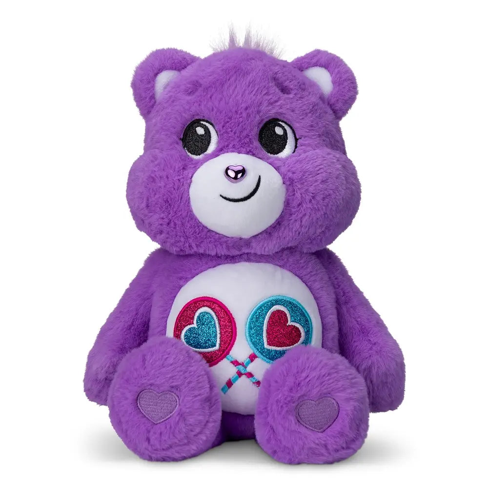 Care Bears Medium Glitter Belly Plush - Share Bear