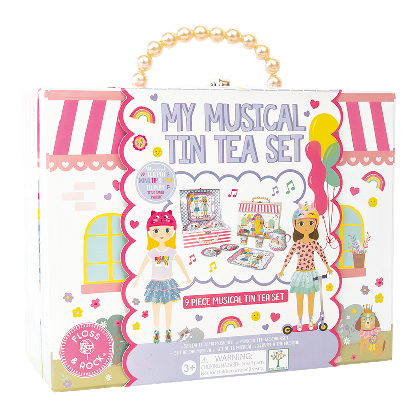 9 Piece Musical Tea Set - Best Friends - Grace and Fox