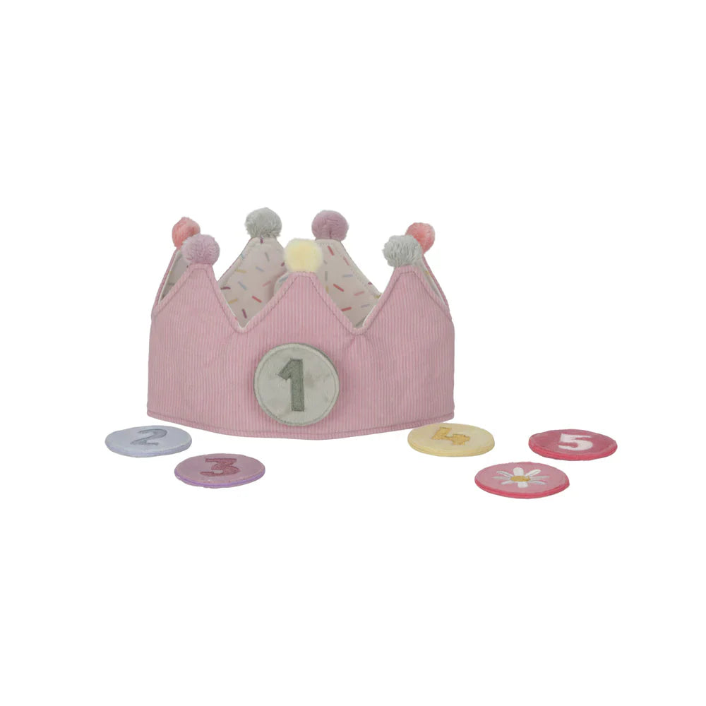 Little Dutch Birthday Crown with Numbers - Pink - Grace and Fox