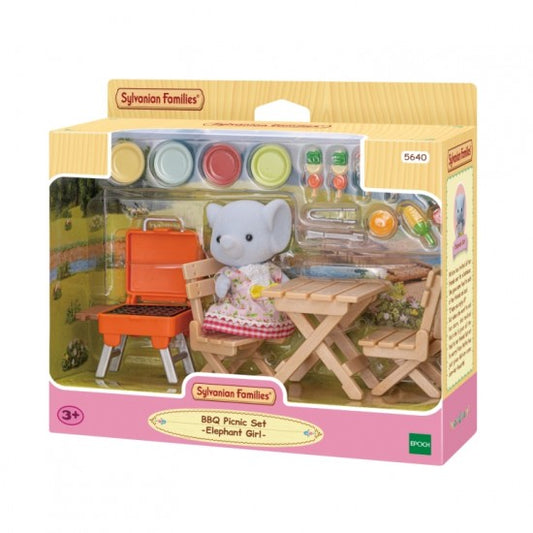 Sylvanian Families - BBQ Picnic Set & Elephant Girl - Grace and Fox
