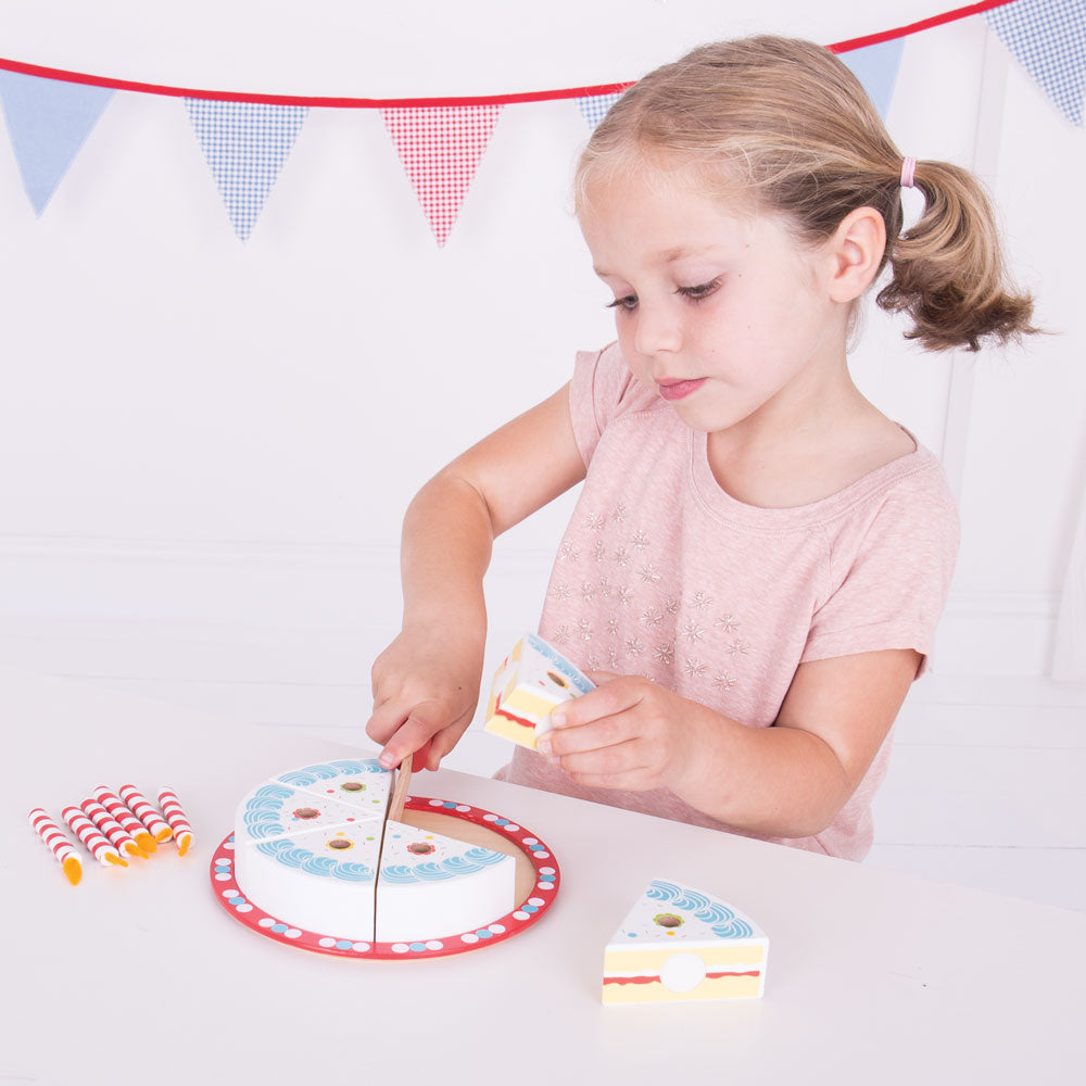 Bigjigs Wooden Birthday Cake - Grace and Fox