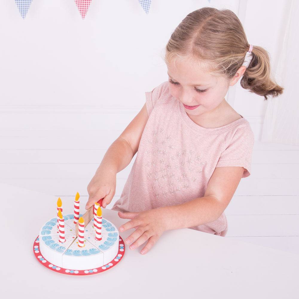 Bigjigs Wooden Birthday Cake - Grace and Fox