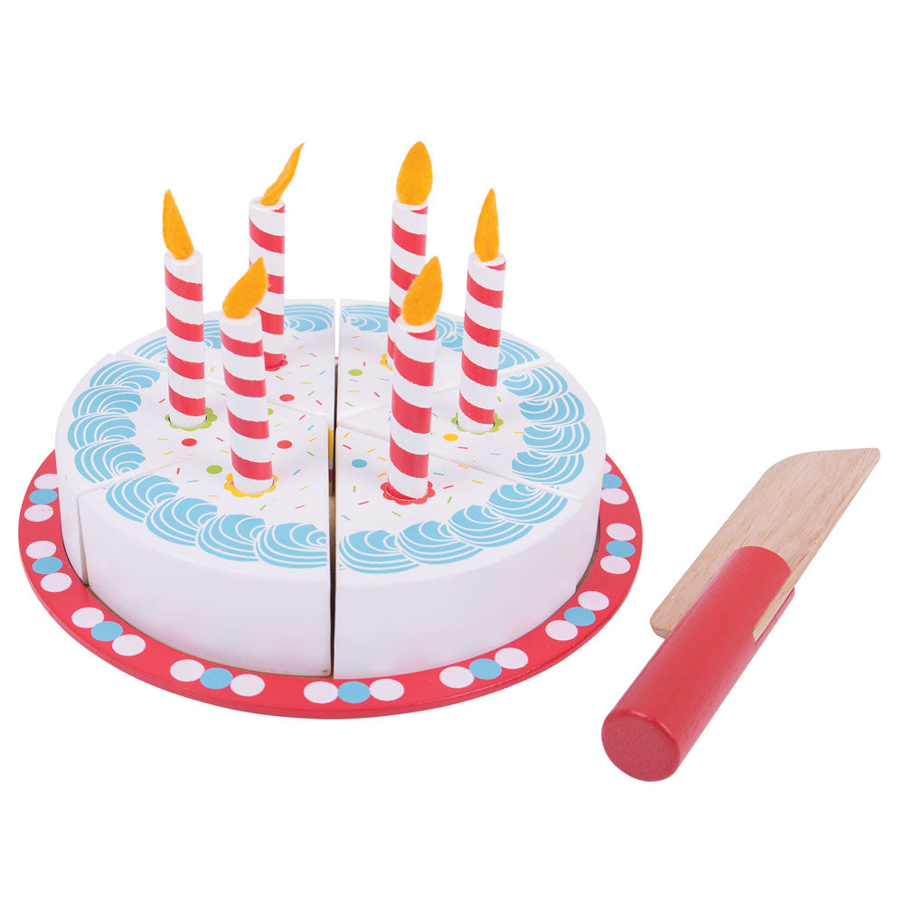 Bigjigs Wooden Birthday Cake - Grace and Fox
