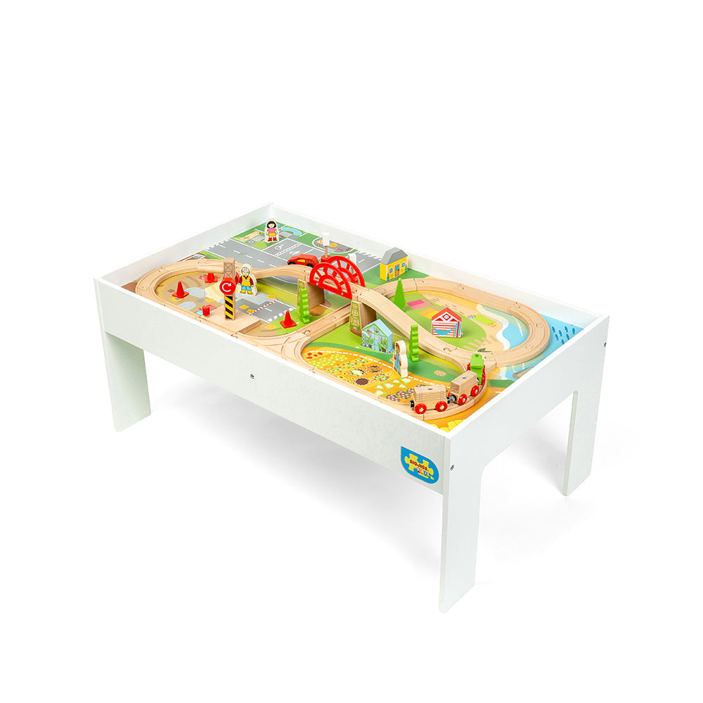 Bigjigs Rail - Wooden Train Set & Table - Grace and Fox