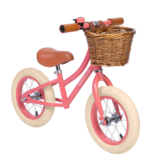 Banwood Vintage Balance Bike - Coral - Grace and Fox