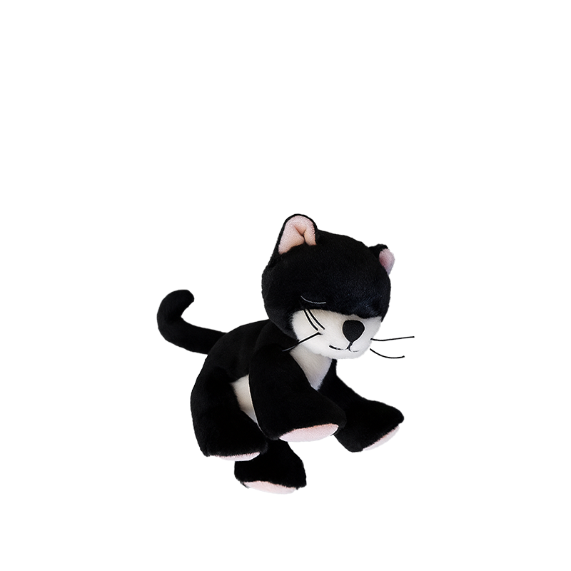 Olli Ella Binky Kitten Kit - Black & White