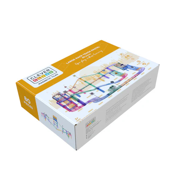Cleverclixx Large Race Track Pastel - 80 Pieces - Grace and Fox