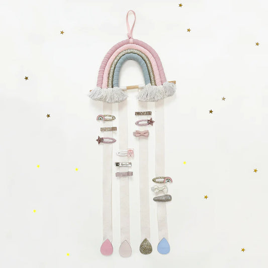 Rainbow Drops Hair Clip Hanger  - Rockahula - Grace and Fox
