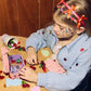 Stych - Check Rose and Bow Headband Set