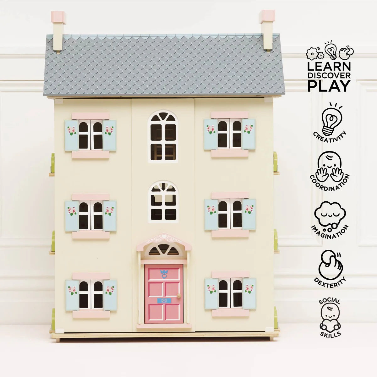 Le Toy Van Cherry Tree Hall Wooden Dolls House
