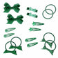 My School Hair Set - Green - Rockahula - Grace and Fox