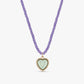 Stych - Heart Gem Colour Favourite Beaded Necklace
