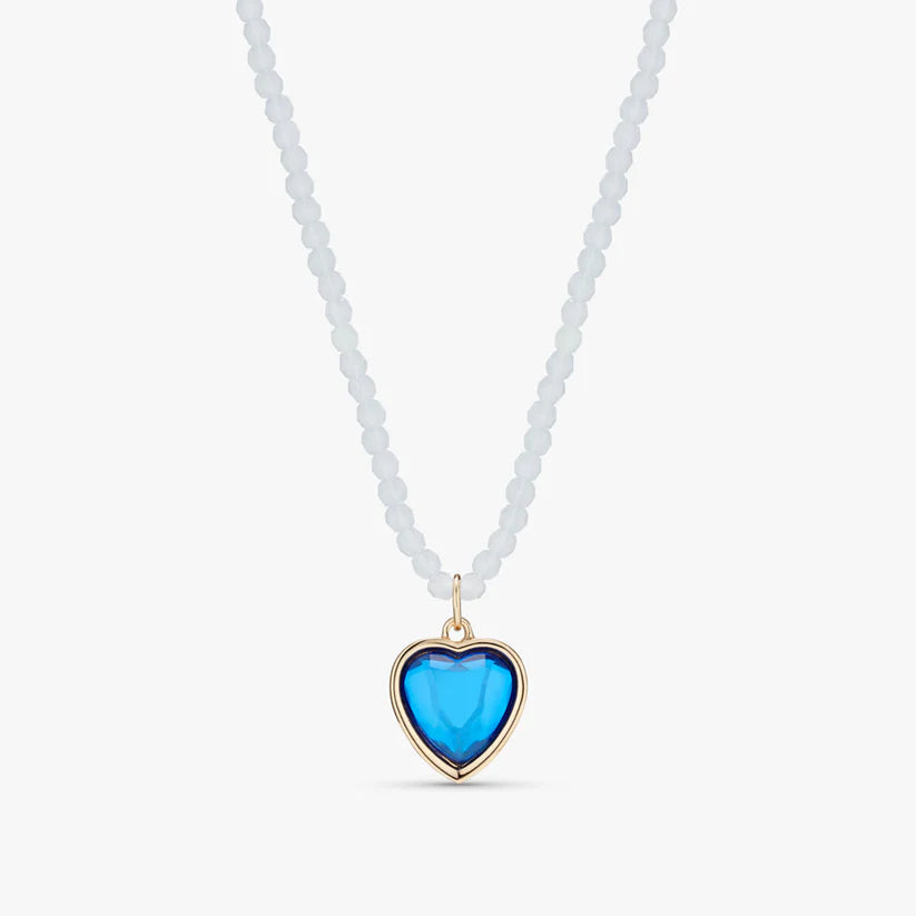 Stych - Heart Gem Colour Favourite Beaded Necklace