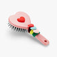 Stych - Heart Hairbrush and Hairbands Pink - Grace and Fox