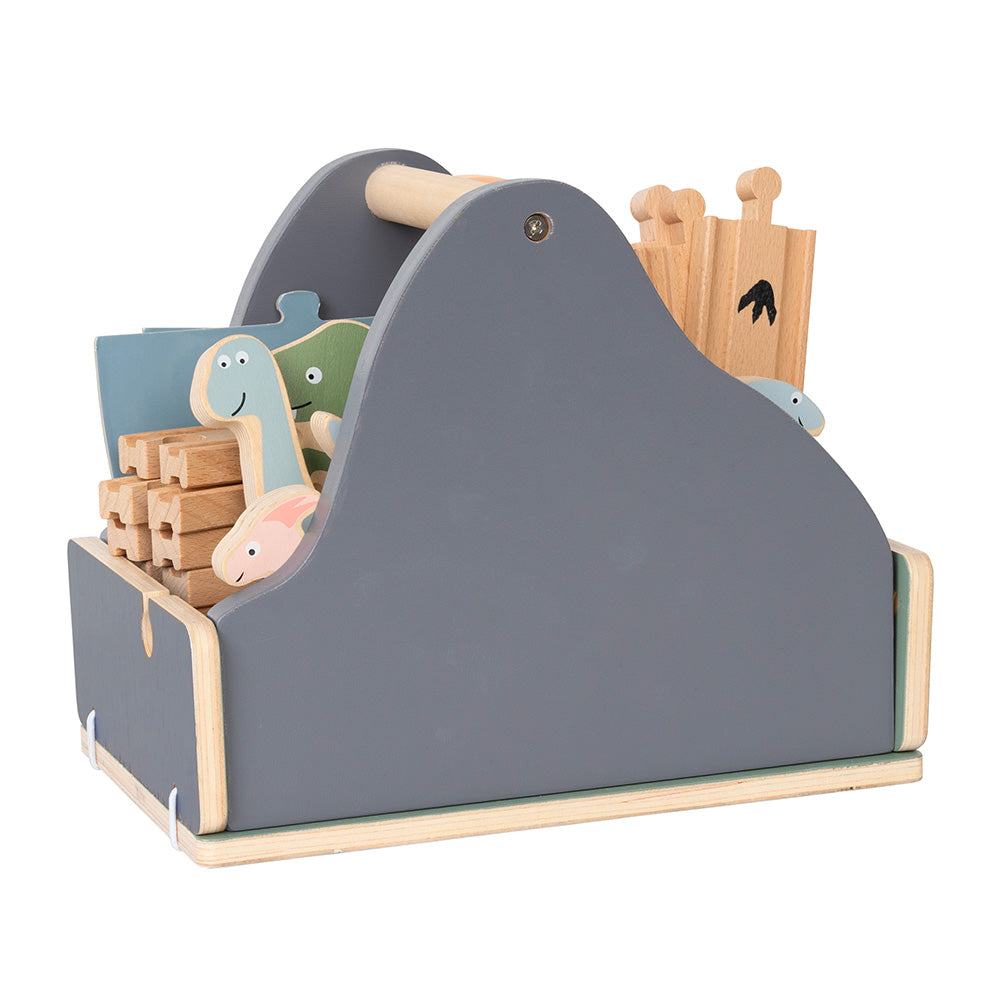 Jabadabado Wooden Car Track - Dino World - Grace and Fox