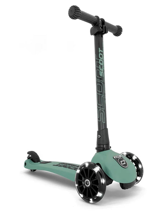 Scoot & Ride Highwaykick 3 LED Scooter - Forest