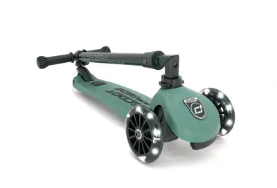 Scoot & Ride Highwaykick 3 LED Scooter - Forest