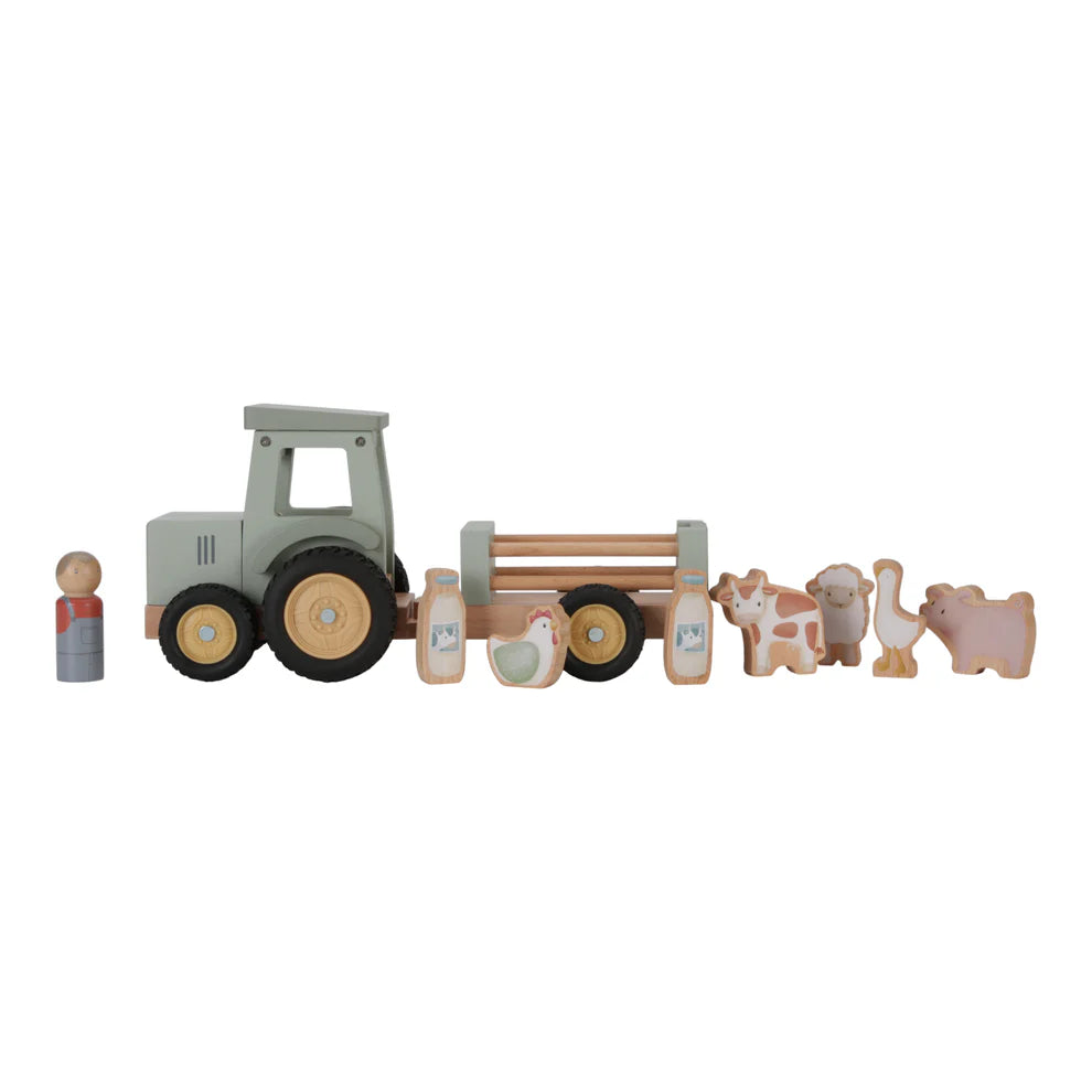 Little Dutch - Tractor With Trailer Little Farm FSC - Grace and Fox