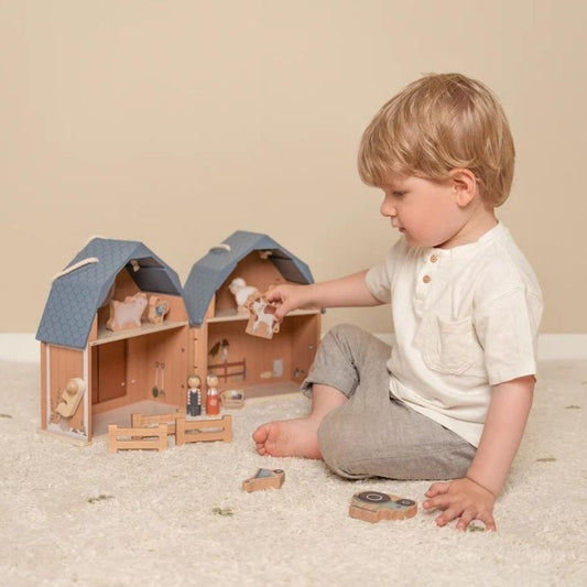Little Dutch - Portable Farm Wooden Dollhouse - Grace and Fox