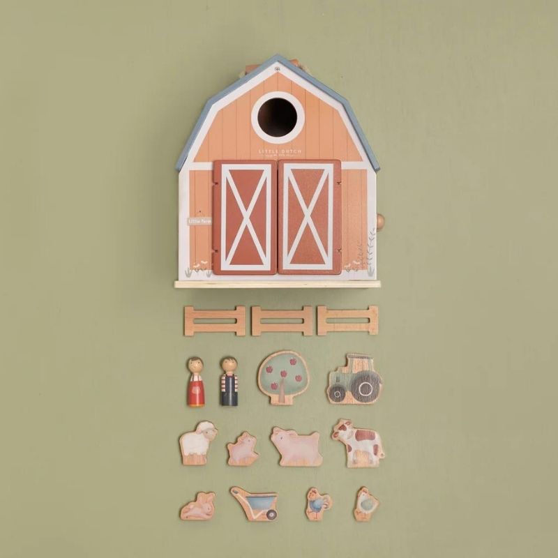 Little Dutch - Portable Farm Wooden Dollhouse - Grace and Fox