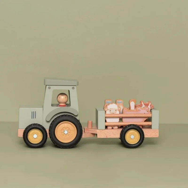 Little Dutch - Tractor With Trailer Little Farm FSC - Grace and Fox