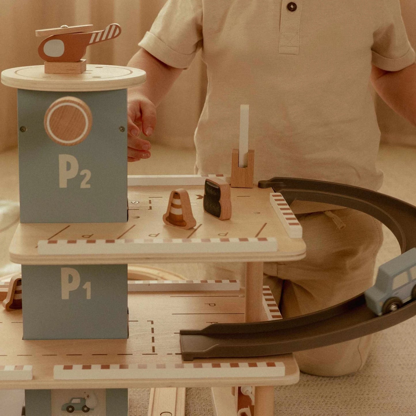 Little Dutch Wooden Parking Garage