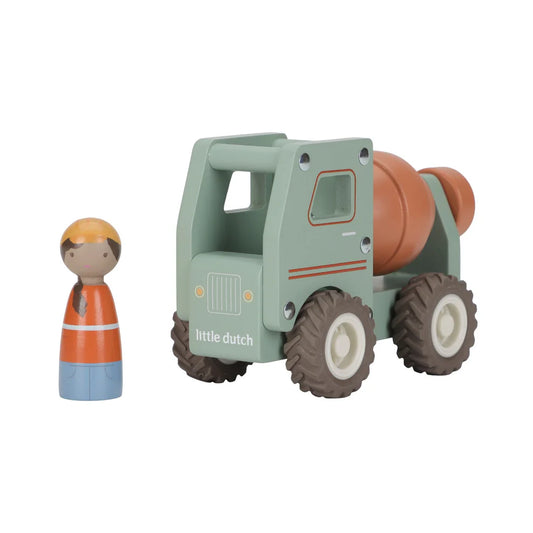 Little Dutch Wooden Cement Truck