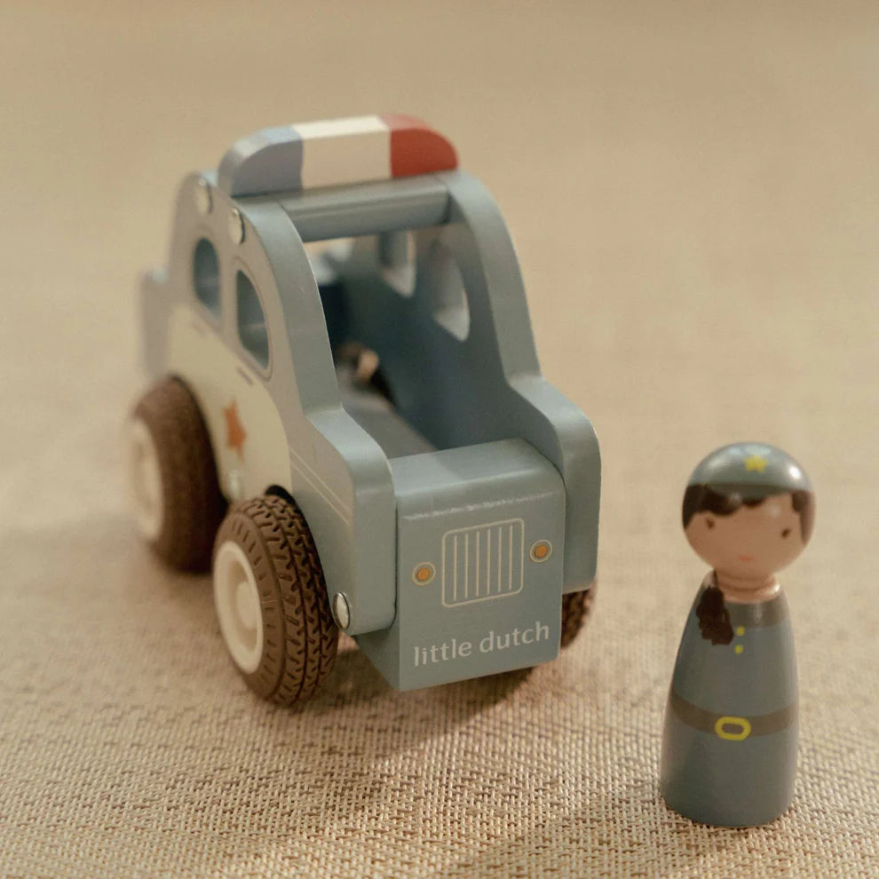 Little Dutch Wooden Police Car