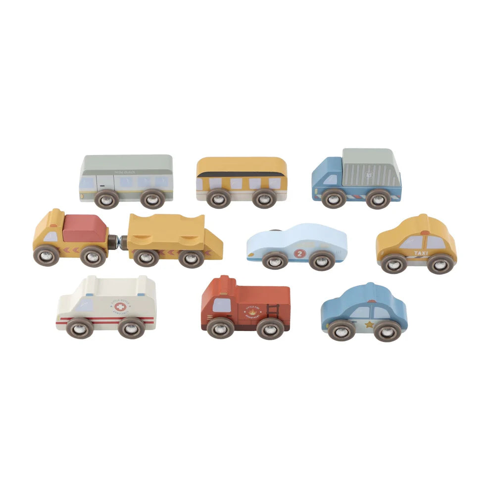 Little Dutch Wooden Vehicle Set FSC