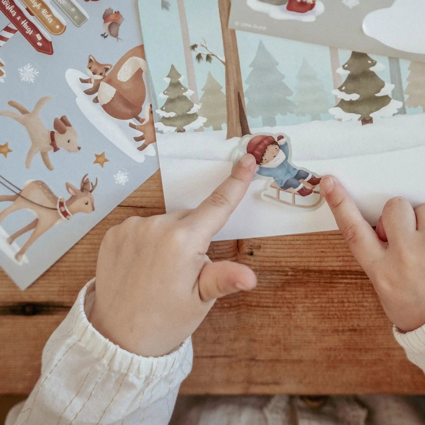 Little Dutch Christmas Sticker Story