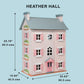Mentari Heather Hall 4 Storey Wooden Dolls House - Grace and Fox