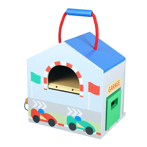 Orange Tree Toys Wooden Racing Track Play Set