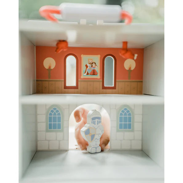 Orange Tree Toys Wooden Castle Play Set