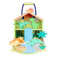 Orange Tree Toys Wooden Dinosaur Play Set