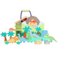 Orange Tree Toys Wooden Dinosaur Play Set