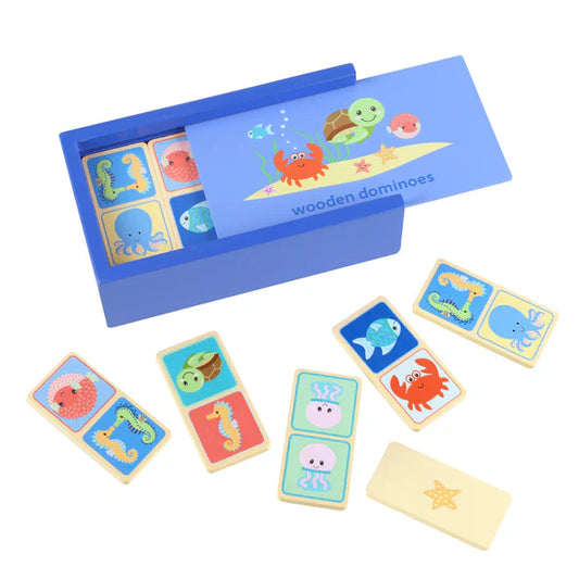 Orange Tree Toys Sea Life Dominoes Set