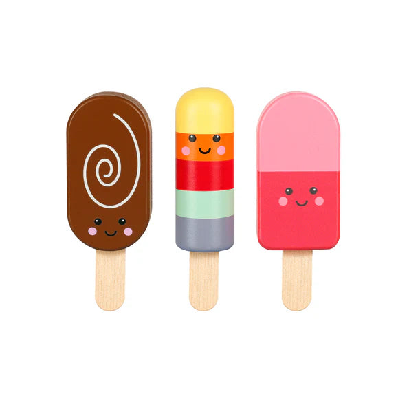 Orange Tree Toys Happy Treats – Wooden Lollies Play Set