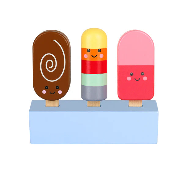 Orange Tree Toys Happy Treats – Wooden Lollies Play Set