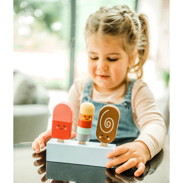 Orange Tree Toys Happy Treats – Wooden Lollies Play Set
