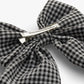 Stych - Oversized Bow Gem Hair Clip Gingham - Grace and Fox