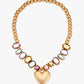 Stych - Princess Heart Gem Statement Necklace Gift Box