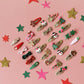 Rockahula Stripy Christmas Tree Clips