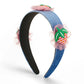 Stych - Strawberry Embroidered Tulle Patch Headband - Grace and Fox