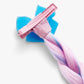 Stych - Pink Faux Hair Extension Bow Clip