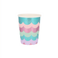 Mermaid Scalloped Fringe Cups (x8) by Meri Meri - Grace and Fox