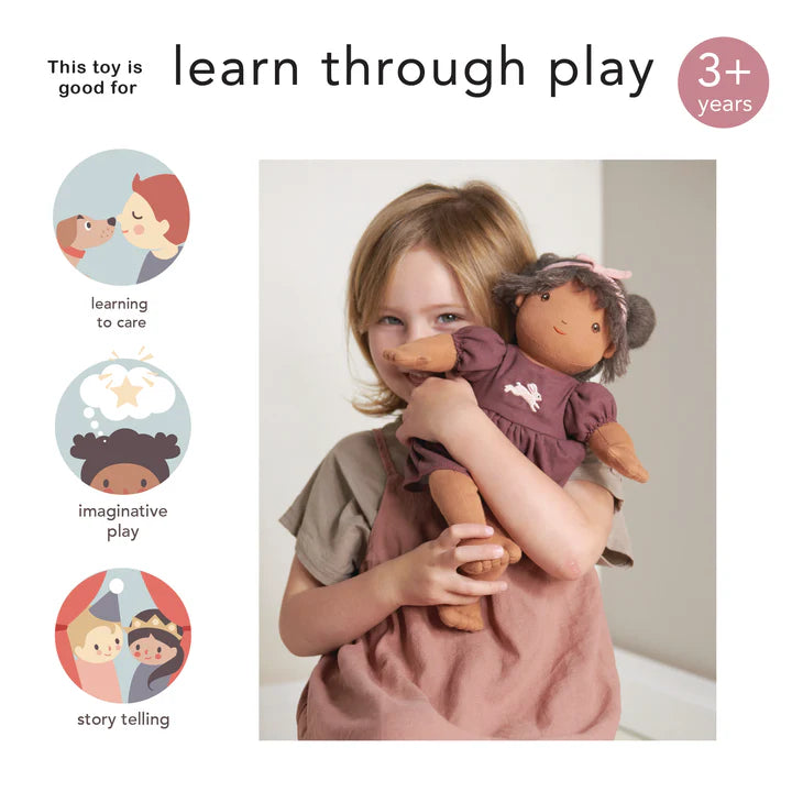 Thread Bear Baby Lola Soft Doll 35cm - Grace and Fox