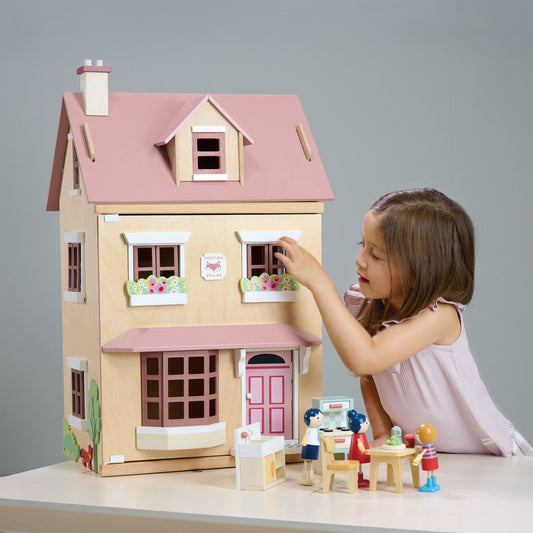 Tender Leaf Toys Foxtail Villa - Pink - Grace and Fox