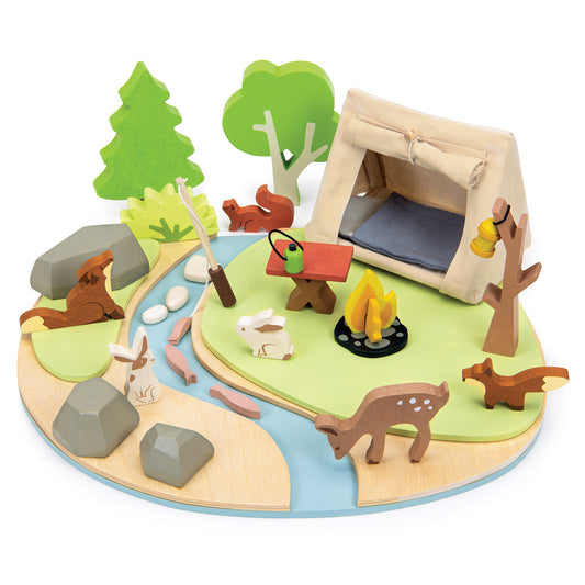 Tender Leaf Toys Wildlife Camping Playset - Grace and Fox